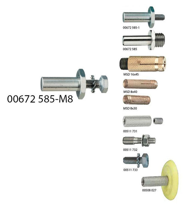 Marking bolt for railway, etc