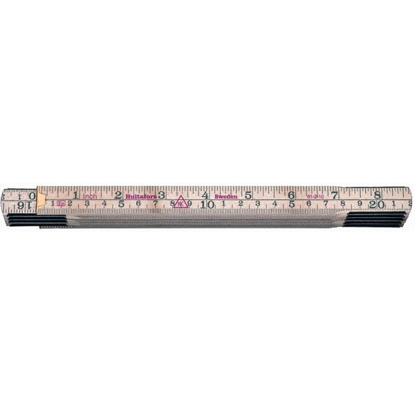 Hultafors Classic Ruler 2m Wood G61, 10 parts