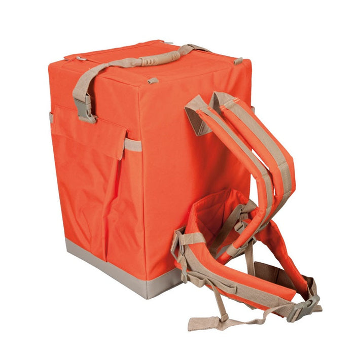 Top-loaded robust backpack for total stations