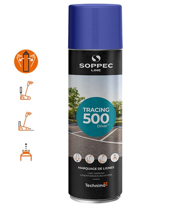 TRACING : Line marking spray Blue 500 ml 12-pack