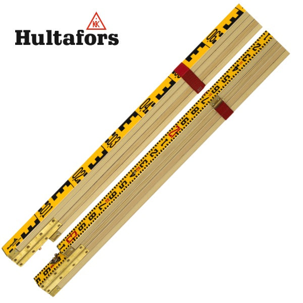 Hultafors spirit level, 4 meters, graduated in feet and cm