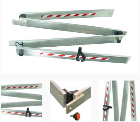 Folding straightedge 3m/1m with or without spirit level