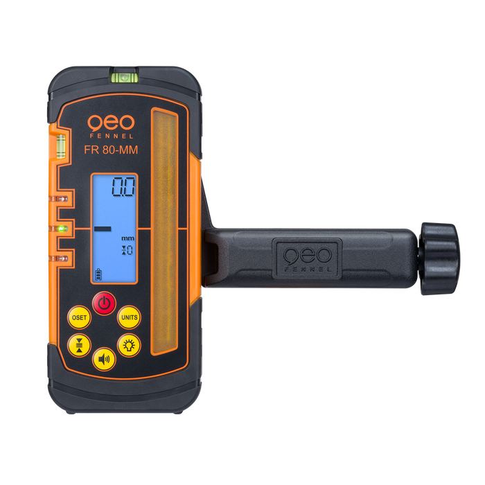 FR 80-MM Receiver for rotation laser RED and GREEN