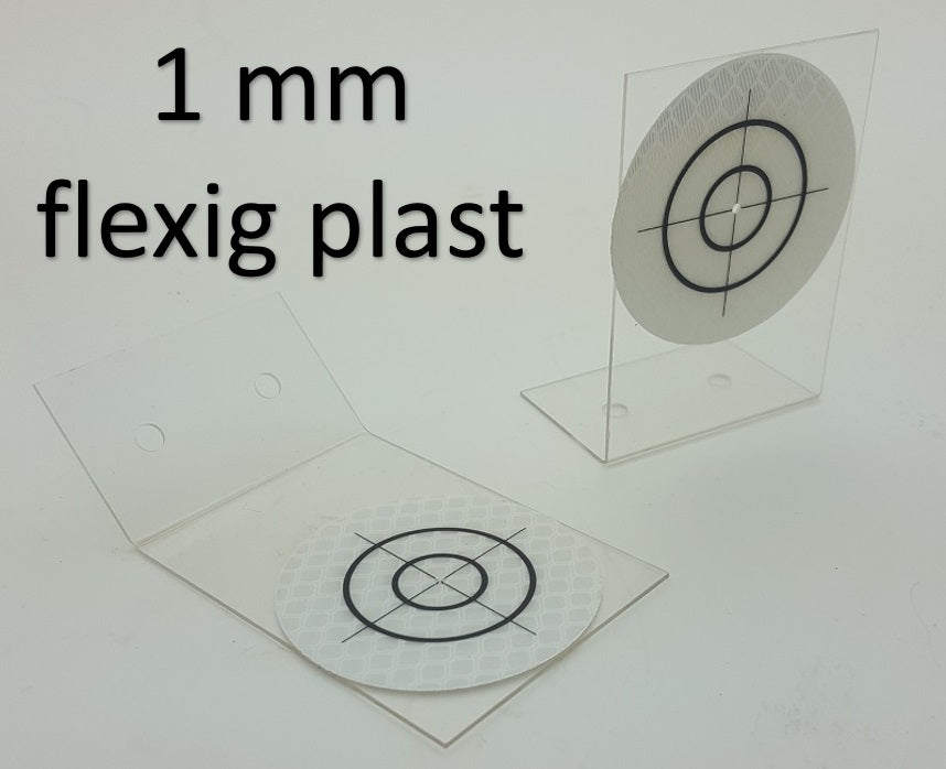 Plastic angle 45° or 90° 1mm with or without reflective tape