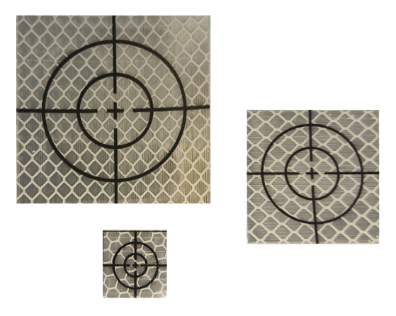 Measuring mark Reflex White Square 40 x 40mm 40 x 40mm