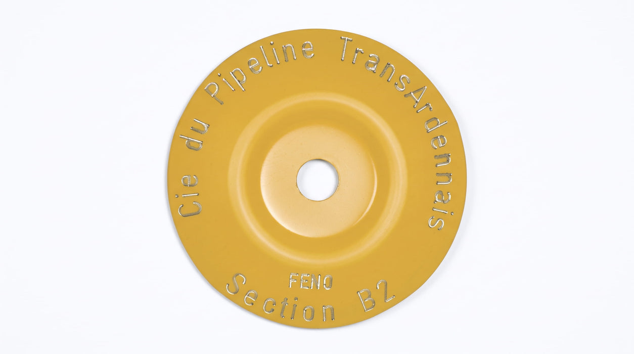 25mm Hi Vis Yellow marking disc