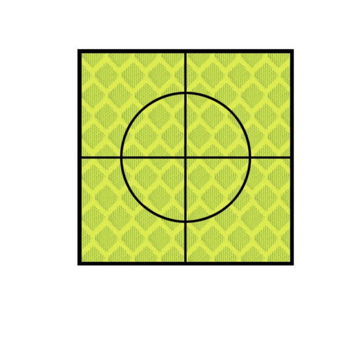 60mm Retro Targets - Yellow