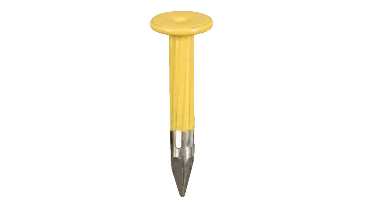 4mm x 25mm Hi Vis Yellow marking nail