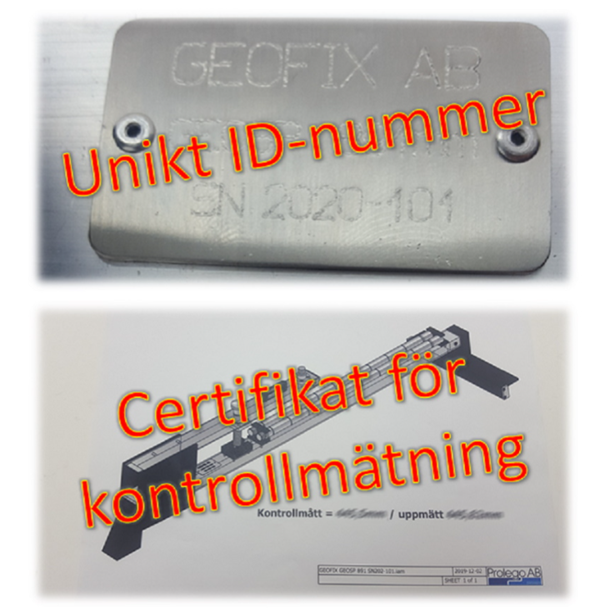 GEOSP - Geodetic track gauge, 1435mm