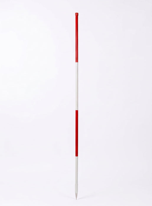 NESTLÉ Wooden Ranging Pole, 2m. Red and White