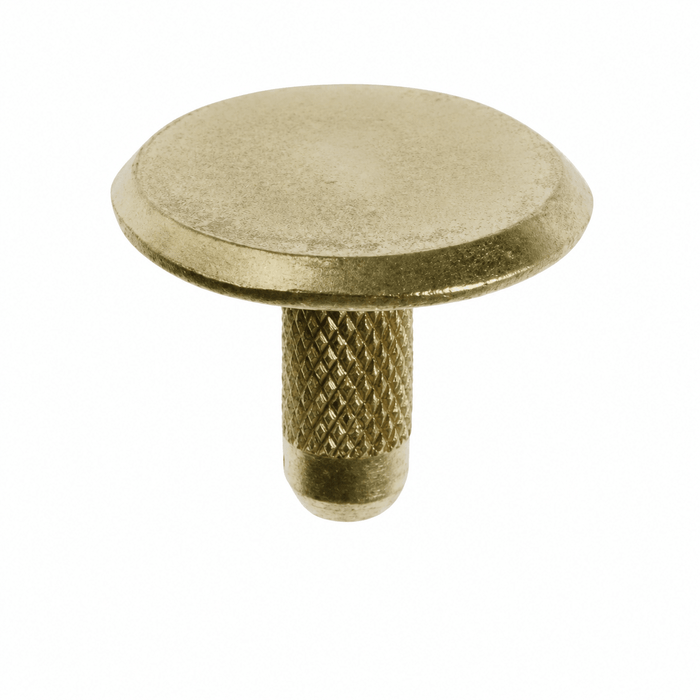 Brass bolt, neutral, completely smooth, short version 23mm