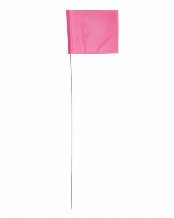 Marking flag 12x10cm Length 50cm 100 pack
