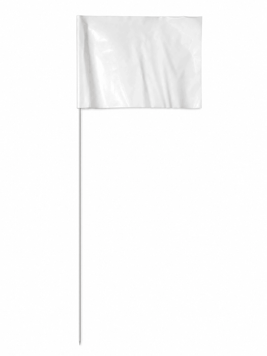 Marking flag 12x10cm Length 50cm 100 pack