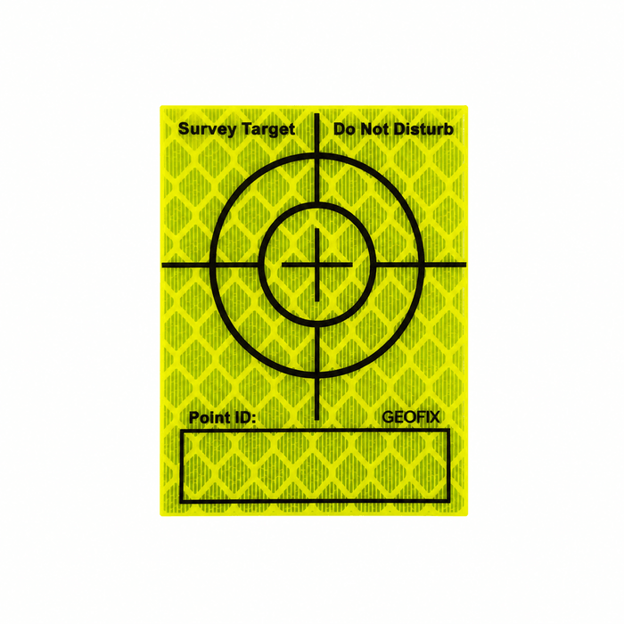 Measuring mark Reflex Lime yellow with writing box X-large