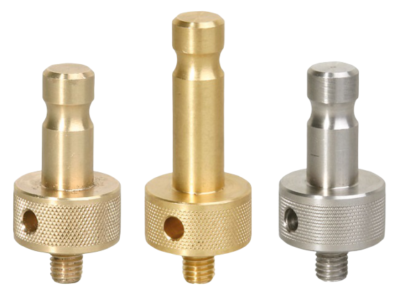 Adapter in brass or stainless steel, M8 Brass long 53mm Brass 40mm