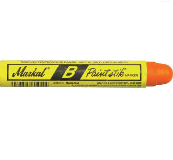 Markel Paintstik B, 12-pack Orange