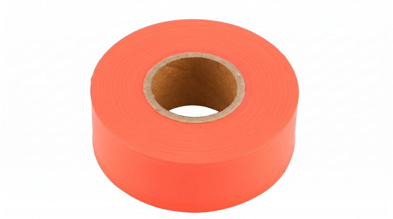 30mmx91m PVC Flagging Tape - Orange
